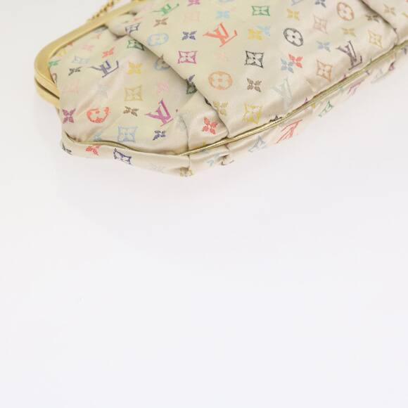 LOUIS VUITTON Monogram Multicolor Omoniere Hand Bag White - Picture 16 of 16